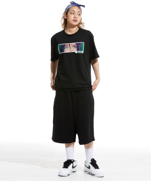 CREAM SODA LAB(クリームソーダラボ)の「LAB カーペンター ルーズフィット トレーニング ショートパンツ ブラック(その他パンツ・メンズ・その他・LARGE/MEDIUM/X-LARGE)」の4枚目の写真