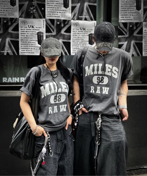 THE MILE（ザマイル）の「MILES 98 RAW CREW [BLACK]（Tシャツ/カットソー・メンズ・その他・LARGE/MEDIUM/SMALL/X-LARGE/X-SMALL）」の10枚目の写真