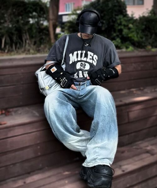 THE MILE（ザマイル）の「MILES 98 RAW CREW [BLACK]（Tシャツ/カットソー・メンズ・その他・LARGE/MEDIUM/SMALL/X-LARGE/X-SMALL）」の11枚目の写真