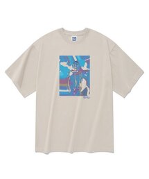 スティール 半袖Tシャツ ベージュ