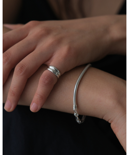ANOTHERLAYER(アナザーレイヤー)の「Double Pinky Ring (silver925)(リング・レディース・シルバー・FREE)」の1枚目の写真