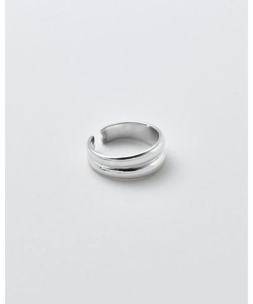 ANOTHERLAYER(アナザーレイヤー)の「Double Pinky Ring (silver925)(リング・レディース・シルバー・FREE)」の2枚目の写真
