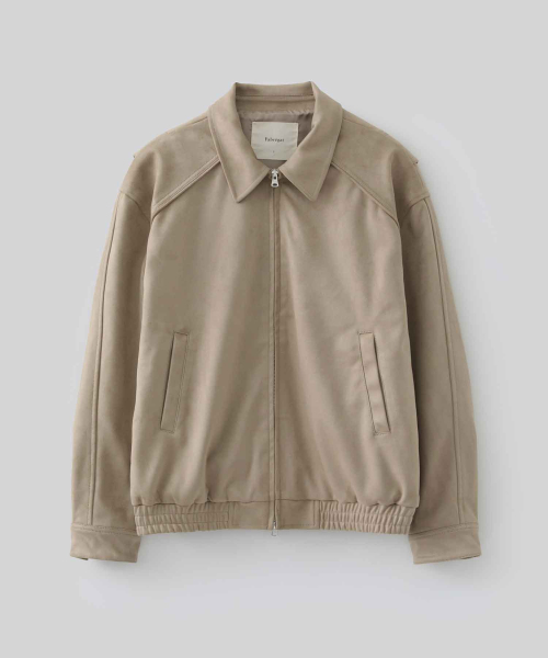 カレンスエードブルゾンジャケット（ベージュ）