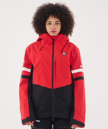 DOLL OUTERWEAR（ドラ アウターウェア）の「2425ティフォスキーコートRED男女共用（ナイロンジャケット）」
