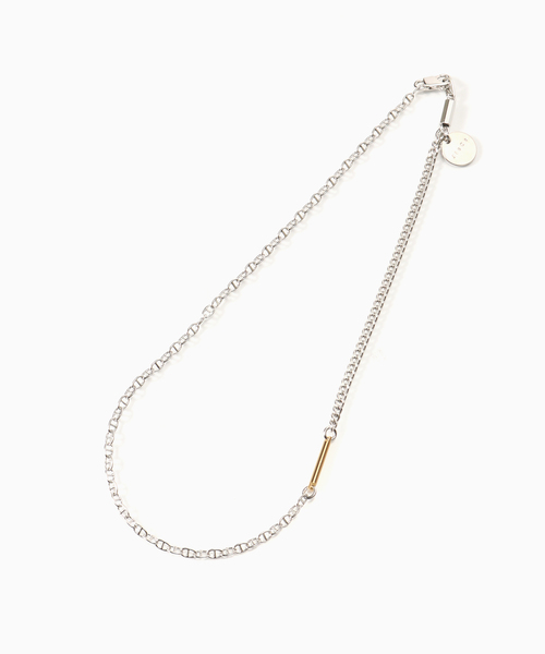 Jieda(ジエダ)の「JIEDA / ジエダ THIN SWITCHING NECKLACE(ネックレス・メンズ・シルバー・FREE)」の2枚目の写真
