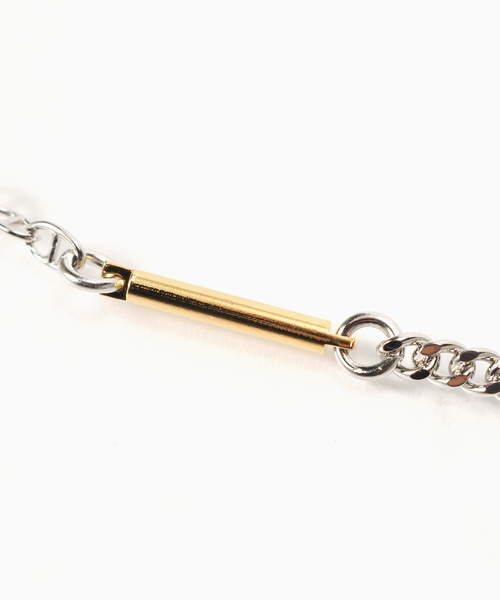 Jieda(ジエダ)の「JIEDA / ジエダ THIN SWITCHING NECKLACE(ネックレス・メンズ・シルバー・FREE)」の4枚目の写真