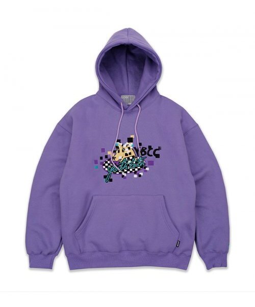 Doggy Graphic Hoodie_Purple