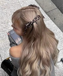 ViViDAY（ビビデー）の「【2点セット】レオパード柄リボンヘアクリップ（バレッタ/ヘアクリップ）」