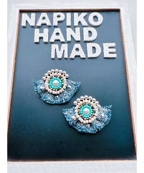 tone（トーン）の「【NAPIKO】デニムピアス(MA)（ピアス（両耳用）・レディース・B/A/E/D/C/F/その他8/その他10/その他13/その他1/その他2/その他3/その他5/その他11/その他4/その他7/その他9/その他12/その他6/その他14/その他15/その他16・FREE）」の8枚目の写真
