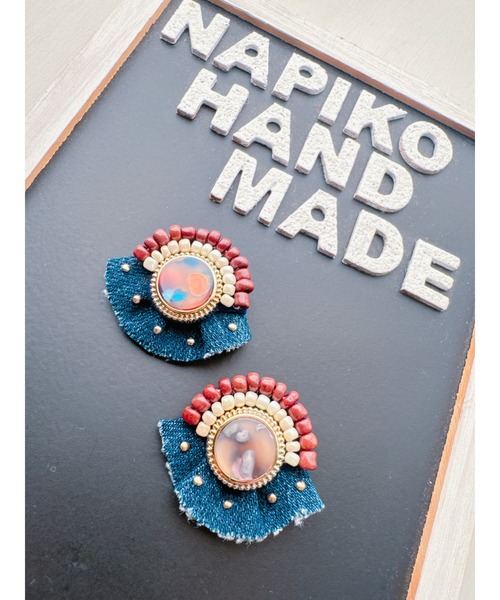 tone（トーン）の「【NAPIKO】デニムピアス(MA)（ピアス（両耳用）・レディース・B/A/E/D/C/F/その他8/その他10/その他13/その他1/その他2/その他3/その他5/その他11/その他4/その他7/その他9/その他12/その他6/その他14/その他15/その他16・FREE）」の19枚目の写真