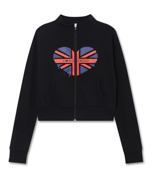 MICHIKO LONDON(ミチコ ロンドン)の「メルティングユニオンジャックジップアップブラック(ナイロンジャケット・レディース・その他・MEDIUM/SMALL)」の2枚目の写真