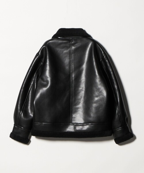 セール】ムートン ライク フライトブルゾン＜A DAY IN THE LIFE