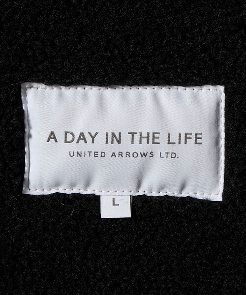 A DAY IN THE LIFE UNITED ARROWS(アデイインザライフユナイテッドアローズ)の「ムートン ライク フライトブルゾン<A DAY IN THE LIFE>(ブルゾン・メンズ・ブラック・L/M)」の9枚目の写真