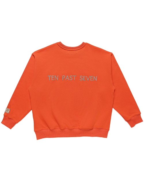 TEN PAST SEVEN（テン ファスト セブン）の「オーバーサイズスウェットシャツ - オレンジ（スウェット・メンズ・その他・SMALL/MEDIUM/LARGE）」の7枚目の写真