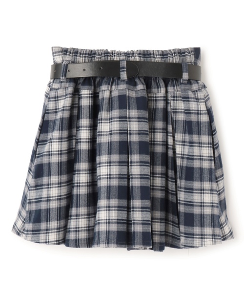 LOVETOXIC(ラブトキシック)の「【起毛】ベルトつきチェックプリーツスカート(スカート・キッズ・ブラック/ベージュ/レッド/ネイビー・M:150cm/130cm/S:140cm/L:160cm)」の21枚目の写真