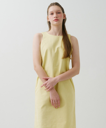 FIELDERS（フィールダーズ）の「BASIC OPEN BACK DRESS YELLOW（ワンピース）」