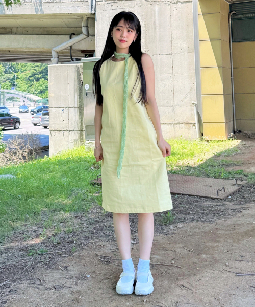 FIELDERS(フィールダーズ)の「BASIC OPEN BACK DRESS YELLOW(ワンピース・レディース・その他・SMALL/MEDIUM)」の1枚目の写真