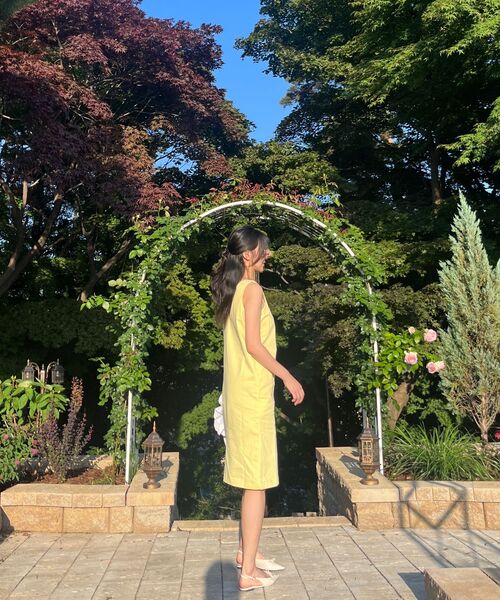 FIELDERS(フィールダーズ)の「BASIC OPEN BACK DRESS YELLOW(ワンピース・レディース・その他・SMALL/MEDIUM)」の7枚目の写真