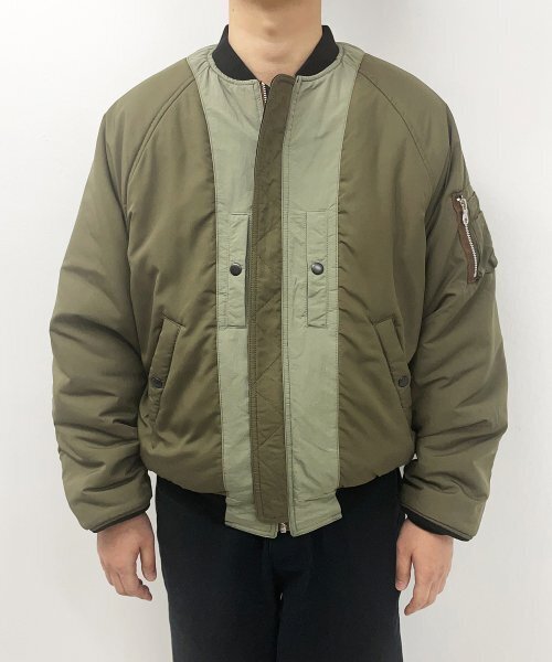 YOUNEEDGARMENTS(ユーニーズガーメンツ)の「ガンズバック MA-1 フライトジャケット (オリーブドロップ)(ブルゾン・メンズ・その他・40/38)」の1枚目の写真