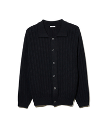 ZNO（ジーアンドオー）の「Cloche Knit Cardigan (Black)（カーディガン/ボレロ）」
