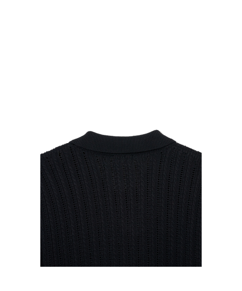 ZNO(ジーアンドオー)の「クロシェニットカーディガン(ブラック)(カーディガン/ボレロ・メンズ・その他・LARGE/MEDIUM)」の6枚目の写真