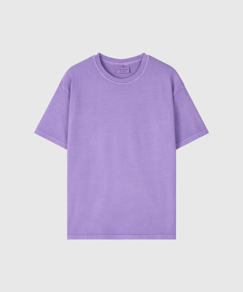 FAKE CAMPER（フェイクキャンパー）の「ベーシックピグメント半袖Tシャツ[パープル]（Tシャツ/カットソー・メンズ・ラベンダー・SMALL/MEDIUM/LARGE/X-LARGE）」の5枚目の写真