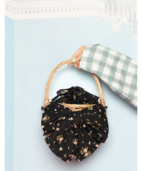 【8】【Little sunny bite】【little sunny bite と pink house Ribbon basket bag】