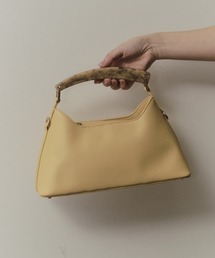 LE VERNIS（ル・ベルニ）の「LE VERNIS(ル・ベルニ) 【オケージョン対応】Marble horn SQ bag（ハンドバッグ）」