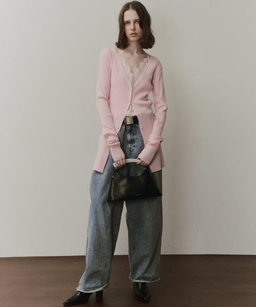 LE VERNIS（ル・ベルニ）の「LE VERNIS(ル・ベルニ) 【オケージョン対応】Marble horn SQ bag（ハンドバッグ・レディース・ブルー/ブラック/イエロー・FREE）」の18枚目の写真