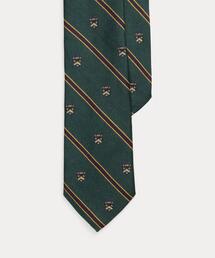 POLO RALPH LAUREN | ストライプド ウールシルク クラブ ネクタイ(ネクタイ)