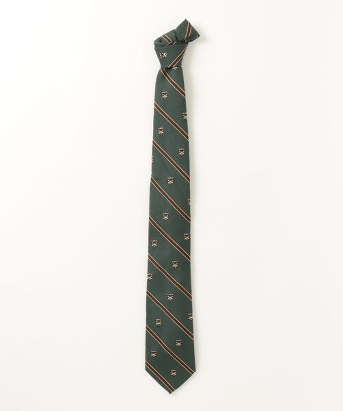 セール】ストライプド ウールシルク クラブ ネクタイ（ネクタイ