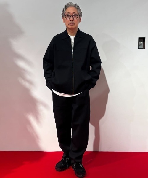 ESTNATION(エストネーション)の「ESTNATION / ミラノリブ テーパードパンツ(その他パンツ・メンズ・オフホワイト/ブラック・LARGE/MEDIUM)」の10枚目の写真