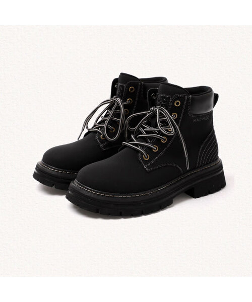 MAC MOC(マックモック)の「マウンド 男女共用 マウンドヒルタップポイントショートワーカーブーツ_2color 4.5cm(ブーツ・レディース・キャメル/ブラック・22.5cm/23cm/23.5cm/24cm/24.5cm/25cm/26cm/27cm/28cm)」の1枚目の写真