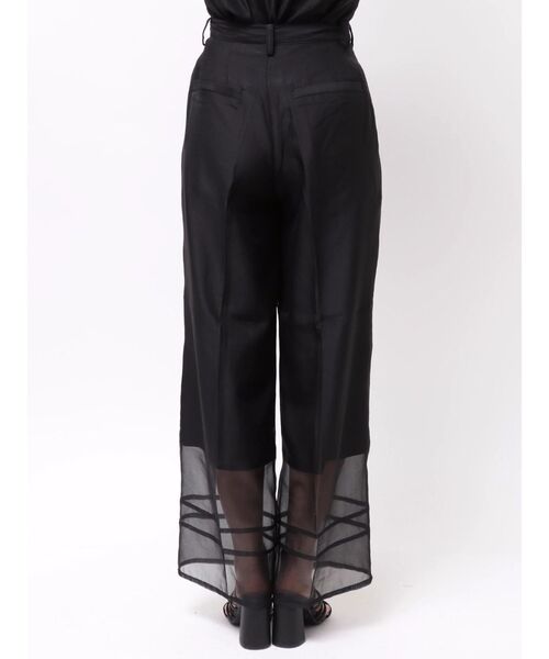 TONAL（トーナル）の「シアー2タックワイドパンツ（その他パンツ・レディース・ブルー/ブラウン/ブラック・MEDIUM/SMALL）」の10枚目の写真