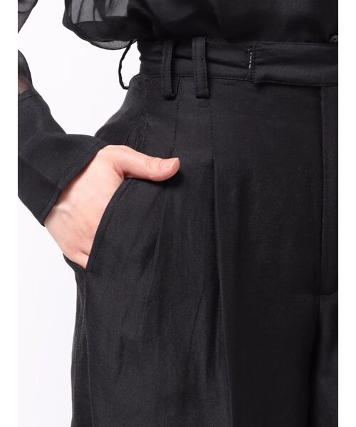 TONAL（トーナル）の「シアー2タックワイドパンツ（その他パンツ・レディース・ブルー/ブラウン/ブラック・MEDIUM/SMALL）」の7枚目の写真