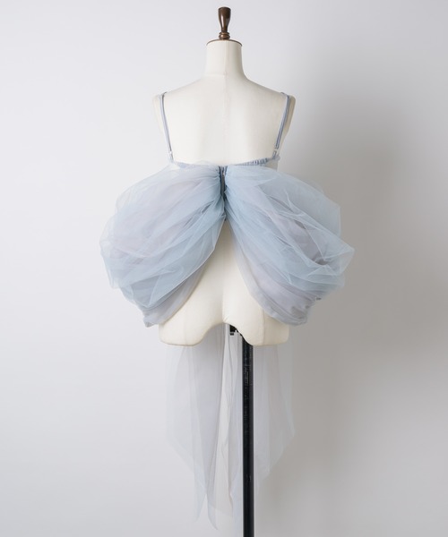 J1U by LA BELLE ETUDE(ジユウバイラベルエチュード)の「candyリボンビスチェ(シャツ/ブラウス・レディース・ブラック/ピンク/ホワイト/ライトブルー・FREE)」の14枚目の写真