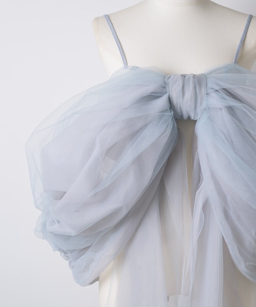 J1U by LA BELLE ETUDE(ジユウバイラベルエチュード)の「candyリボンビスチェ(シャツ/ブラウス・レディース・ブラック/ピンク/ホワイト/ライトブルー・FREE)」の16枚目の写真