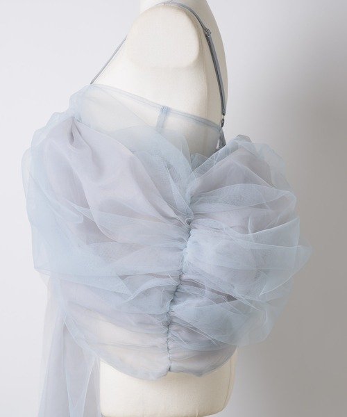 J1U by LA BELLE ETUDE(ジユウバイラベルエチュード)の「candyリボンビスチェ(シャツ/ブラウス・レディース・ブラック/ピンク/ホワイト/ライトブルー・FREE)」の17枚目の写真