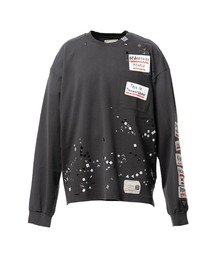 Maison MIHARA YASUHIRO（メゾンミハラヤスヒロ）の「Embellished Sticker Long Sleeve T-shirt（Tシャツ/カットソー）」