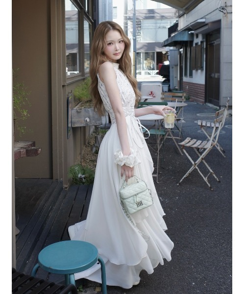 Darich（ダーリッチ）の「アメスリギャザーシフォンロングワンピース