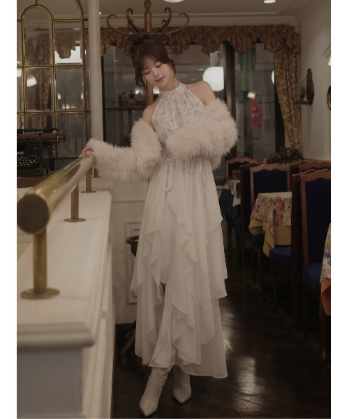 Darich（ダーリッチ）の「アメスリギャザーシフォンロングワンピース