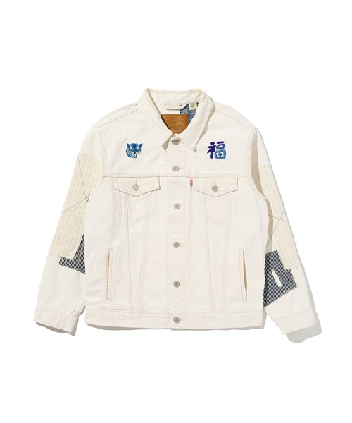 Levi's（リーバイス）の「Levi's/リーバイス 501(R) DAY SPECIAL COLLECTION TYPEⅢ リラックスフィット トラッカージャケット（デニムジャケット・メンズ・ホワイト・M/L/XL/S）」の4枚目の写真