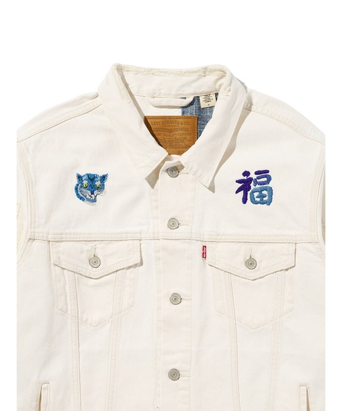 Levi's（リーバイス）の「Levi's/リーバイス 501(R) DAY SPECIAL COLLECTION TYPEⅢ リラックスフィット トラッカージャケット（デニムジャケット・メンズ・ホワイト・M/L/XL/S）」の6枚目の写真