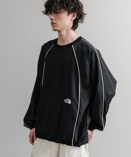 THE NORTH FACE(ザノースフェイス)の「日本未展開モデル THE NORTH FACE ザ・ノースフェイス DYNAMO CREWNECK ダイナモクルーネックナイロン長袖カットソー(Tシャツ/カットソー・メンズ・ライトグレー/チャコールグレー/ブラック・L/M/XL/S)」の5枚目の写真