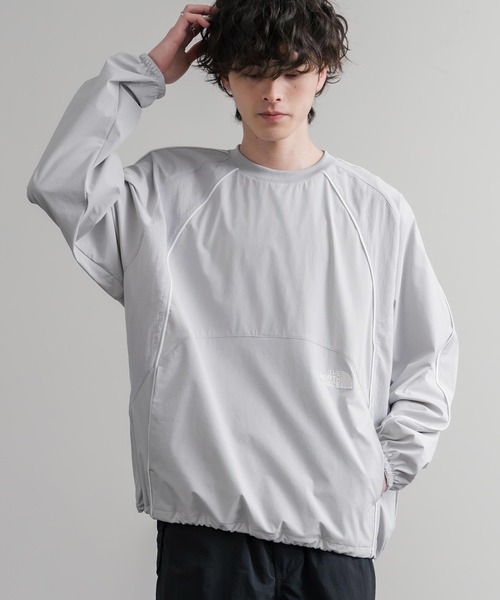THE NORTH FACE(ザノースフェイス)の「日本未展開モデル THE NORTH FACE ザ・ノースフェイス DYNAMO CREWNECK ダイナモクルーネックナイロン長袖カットソー(Tシャツ/カットソー・メンズ・ライトグレー/チャコールグレー/ブラック・L/M/XL/S)」の13枚目の写真