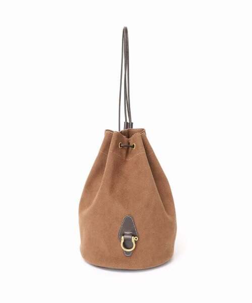 FRAMeWORK（フレームワーク）の「《追加》BRICK/ブリック 別注ULTRA SUEDE FABRIC POOLBAG2（ショルダーバッグ・レディース・ブラウン・FREE）」の8枚目の写真
