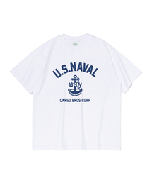 USN マリン 半袖Tシャツ (ホワイト)