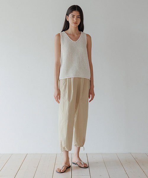 LINGSEOUL(リングソウル)の「hanji blended knit vest-ivory(Tシャツ/カットソー・レディース・その他・FREE)」の5枚目の写真