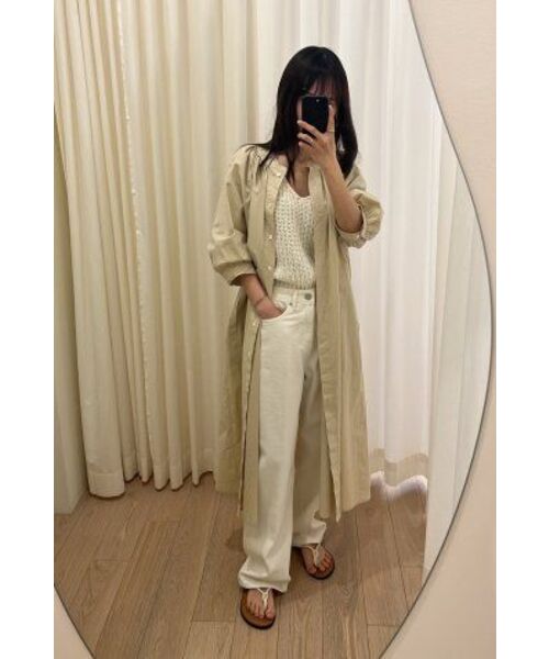 LINGSEOUL(リングソウル)の「hanji blended knit vest-ivory(Tシャツ/カットソー・レディース・その他・FREE)」の2枚目の写真