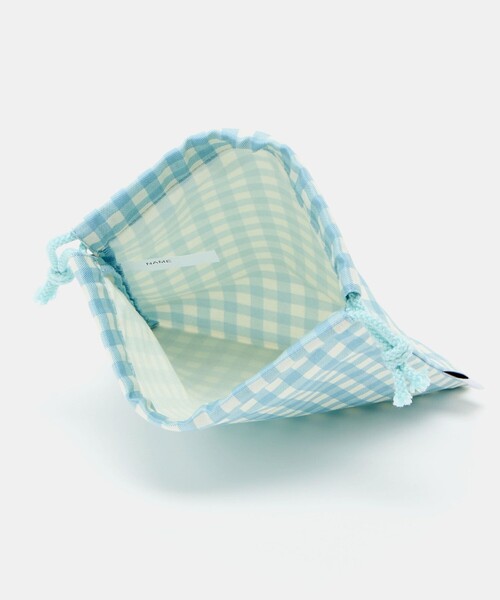 green label relaxing(グリーンレーベルリラクシング)の「巾着バッグ(小)(ギンガム) / キッズ(トートバッグ・キッズ・ライトブルー/ライラック・FREE)」の8枚目の写真